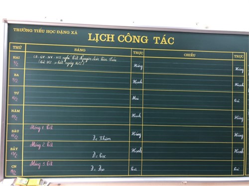 Lịch trực Tết Nguyên Đán 2021